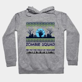 Zombie Squad Ugly Sweater Halloween Hoodie